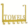 Over The Door Hooks, Towel Rack with 6 Hooks