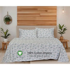 100% Cotton Organic Percale Sheets Size Crisp Cooling Bed Sheets
