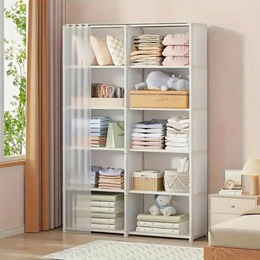 Multi Tier Bookshelf Storage Rack Black Bookcase