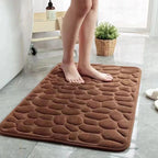 3D Non Slip Bathroom Mat Bath Mats Absorbent Doormat Carpet