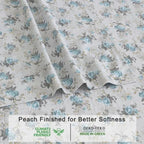 100% Cotton Organic Percale Sheets Size Crisp Cooling Bed Sheets