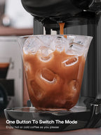Multiple Capsule Coffee Machine, Hot/Cold Dolce Gusto Milk Nespresso