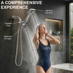 High-Flow 2-in-1 Wall-Mounted Handheld Shower Head