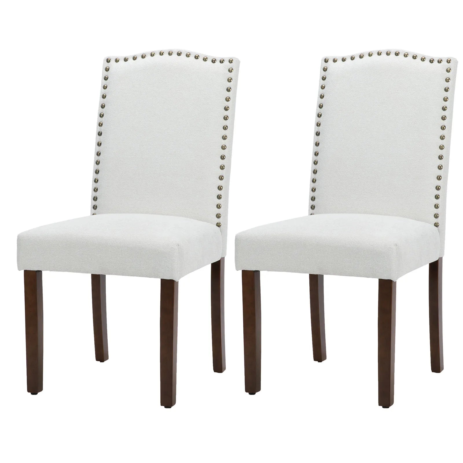MCQ Dining Chairs Set of 2 Farmhouse Fabric