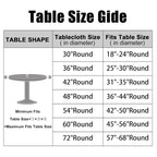 Waterproof PVC Flannel Table Cover Elastic Fitted Tablecloth