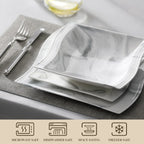 30/60PCS Marble Porcelain Dinnerware Set
