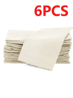 6/12PCS 40x40cm Cotton Linen Cloth Napkins Thickened Durable