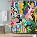 Abstract Swirls Shower Curtain