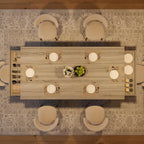 71 Inch Dining Table For 6-8