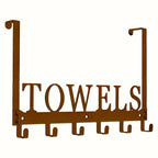 Over The Door Hooks, Towel Rack with 6 Hooks