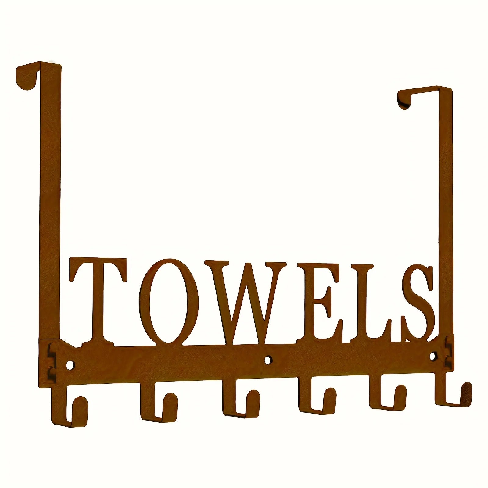 Over The Door Hooks, Towel Rack with 6 Hooks