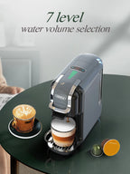 Multiple Capsule Coffee Machine, Hot/Cold Dolce Gusto Milk Nespresso
