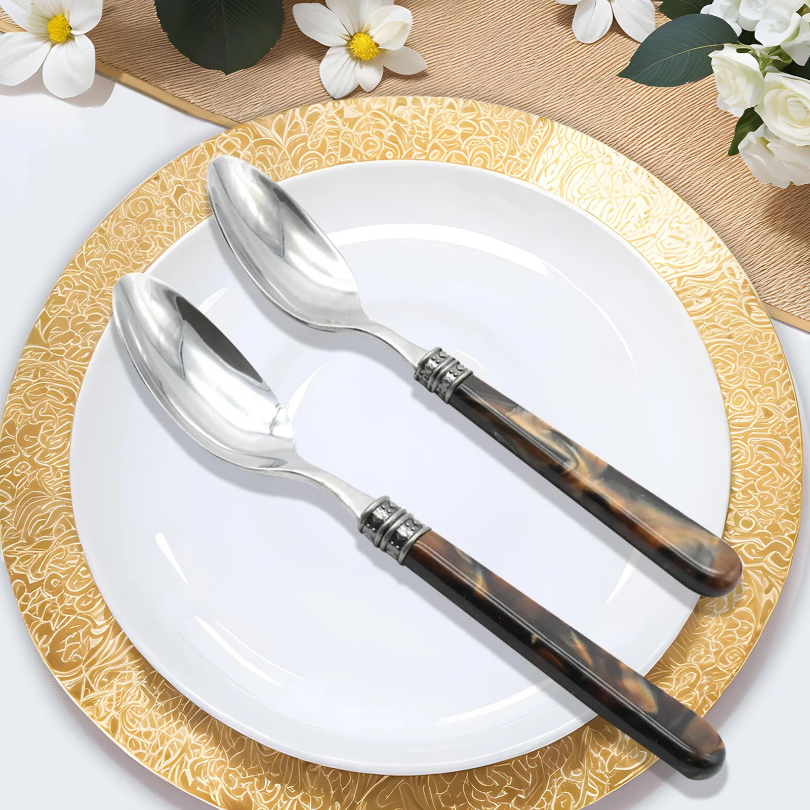 Barenthal Tortue Sandstone Handle Flatware Set 20Pcs Stainless Steel Cutlery