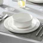MALACASA 18/36-Piece Ceramic Plate Porcelain Dinnerware Set