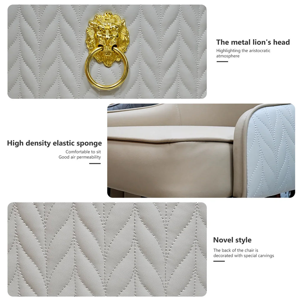 Modern Dining Chair Set of 2 Microfiber Leather