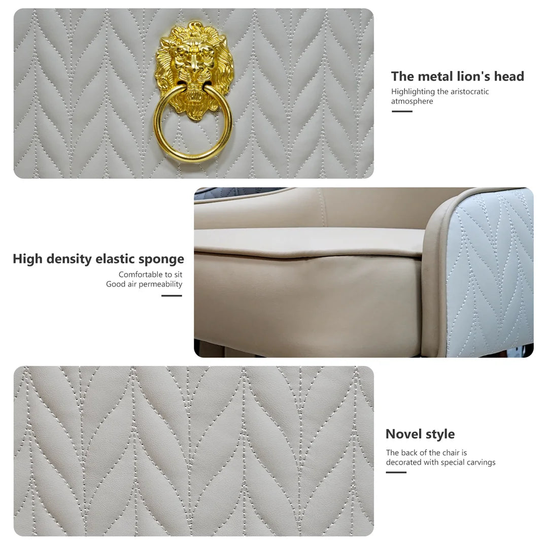 Modern Dining Chair Set of 2 Microfiber Leather