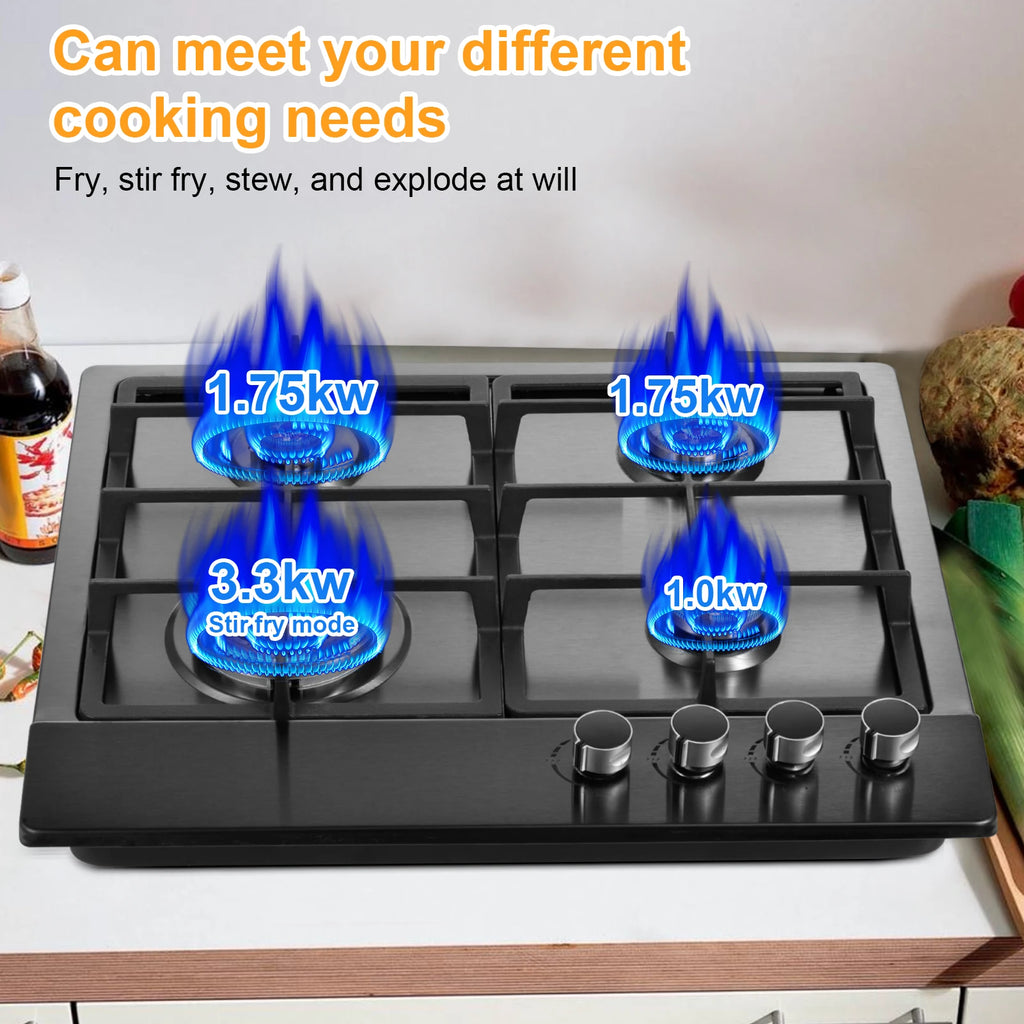 Propane Stove Indoor, Powerful Built-in Burners, Portable