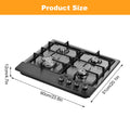 Propane Stove Indoor, Powerful Built-in Burners, Portable