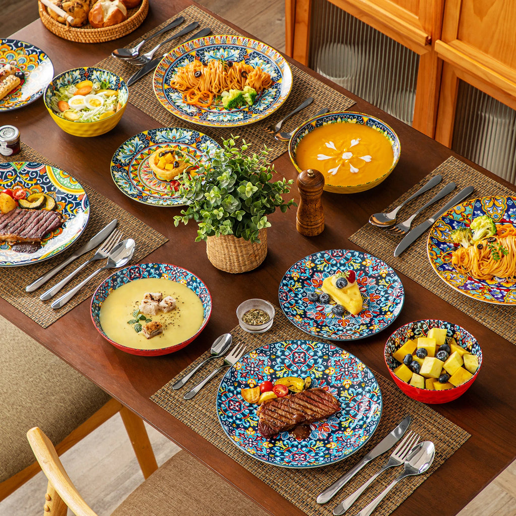 24 PCS Ceramic Dinnerware Set