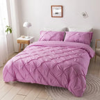 Crafts 3D Pinch Pleated Duvet Cover Set