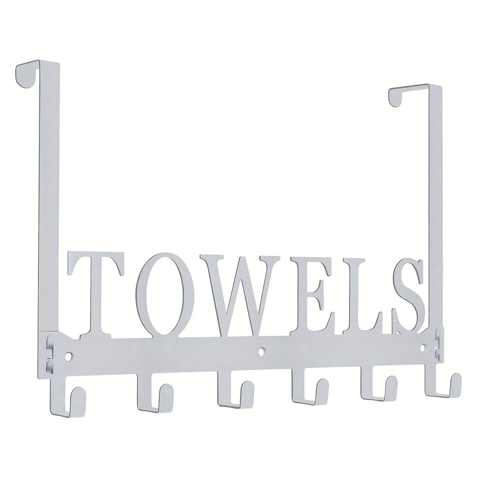 Over The Door Hooks, Towel Rack with 6 Hooks