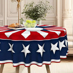 A Round Tablecloth Designed for Various Occasions