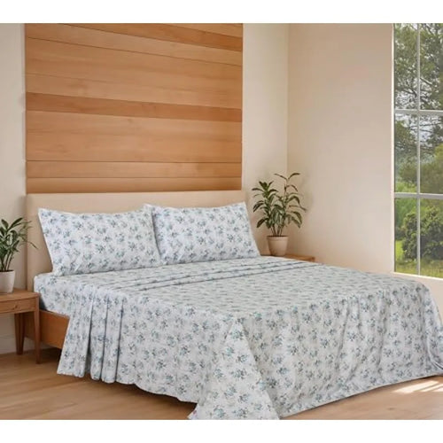 100% Cotton Organic Percale Sheets Size Crisp Cooling Bed Sheets