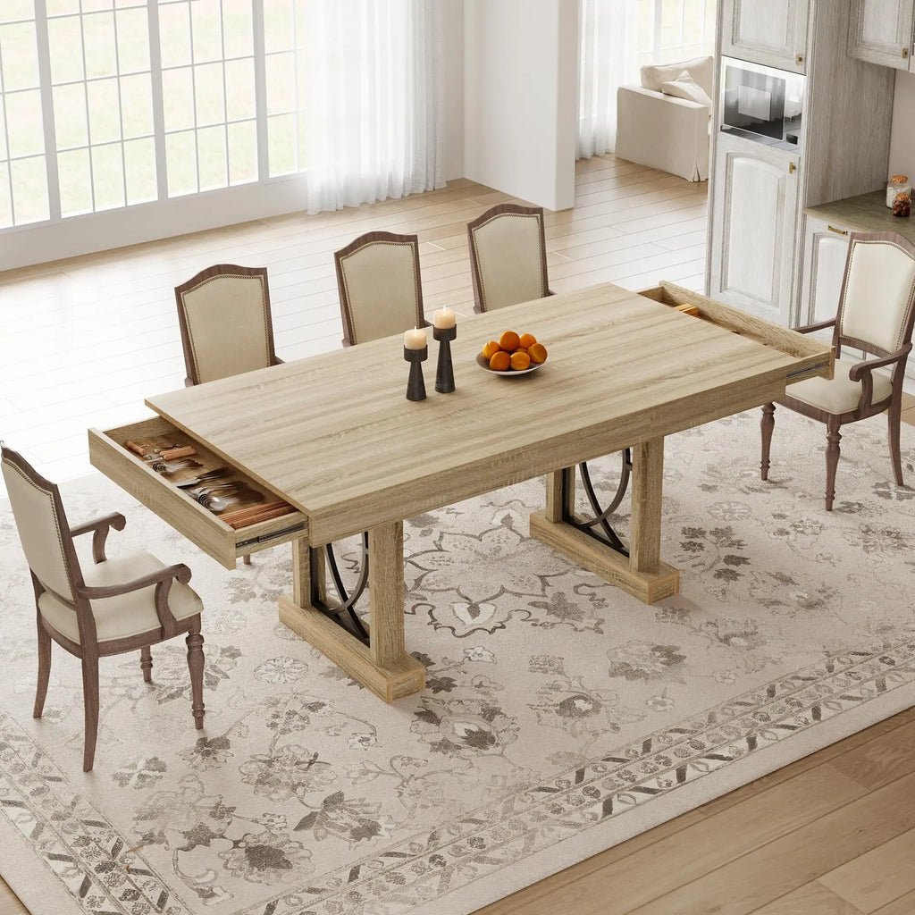 71 Inch Dining Table For 6-8