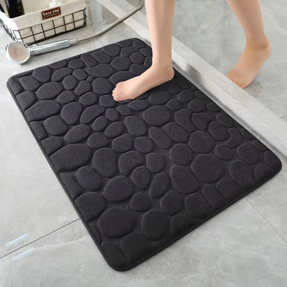 3D Non Slip Bathroom Mat Bath Mats Absorbent Doormat Carpet