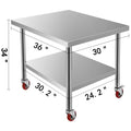 SucceBuy Stainless Steel Kitchen Prep Table