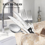 48Pcs Stainless Steel Cutlery Set Steak Knives