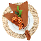 6/12PCS 40x40cm Cotton Linen Cloth Napkins Thickened Durable