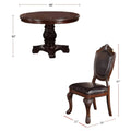 5pc Dining Set with 1 Classic Dining Table & 4x Side Chair
