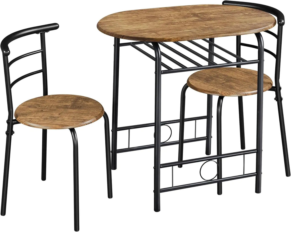 Kitchen Table & Chair Sets 2, Compact Bistro Table Set