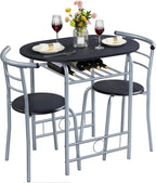 Kitchen Table & Chair Sets 2, Compact Bistro Table Set