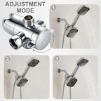 High-Flow 2-in-1 Wall-Mounted Handheld Shower Head