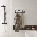 Over The Door Hooks, Towel Rack with 6 Hooks