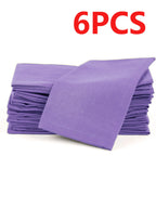 6/12PCS 40x40cm Cotton Linen Cloth Napkins Thickened Durable