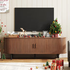 69" TV Stand w/ Power Outlet for TVs up to 80",Entertainment Center