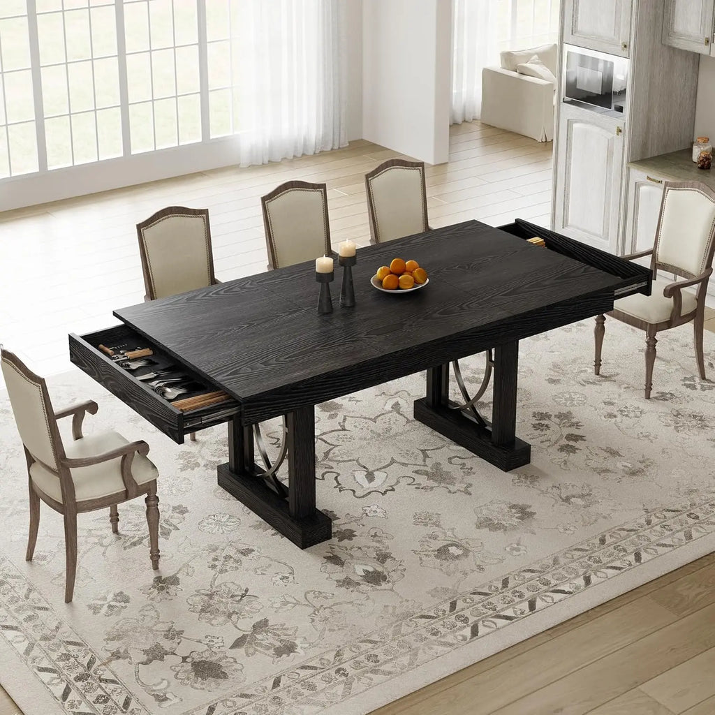 71 Inch Dining Table For 6-8