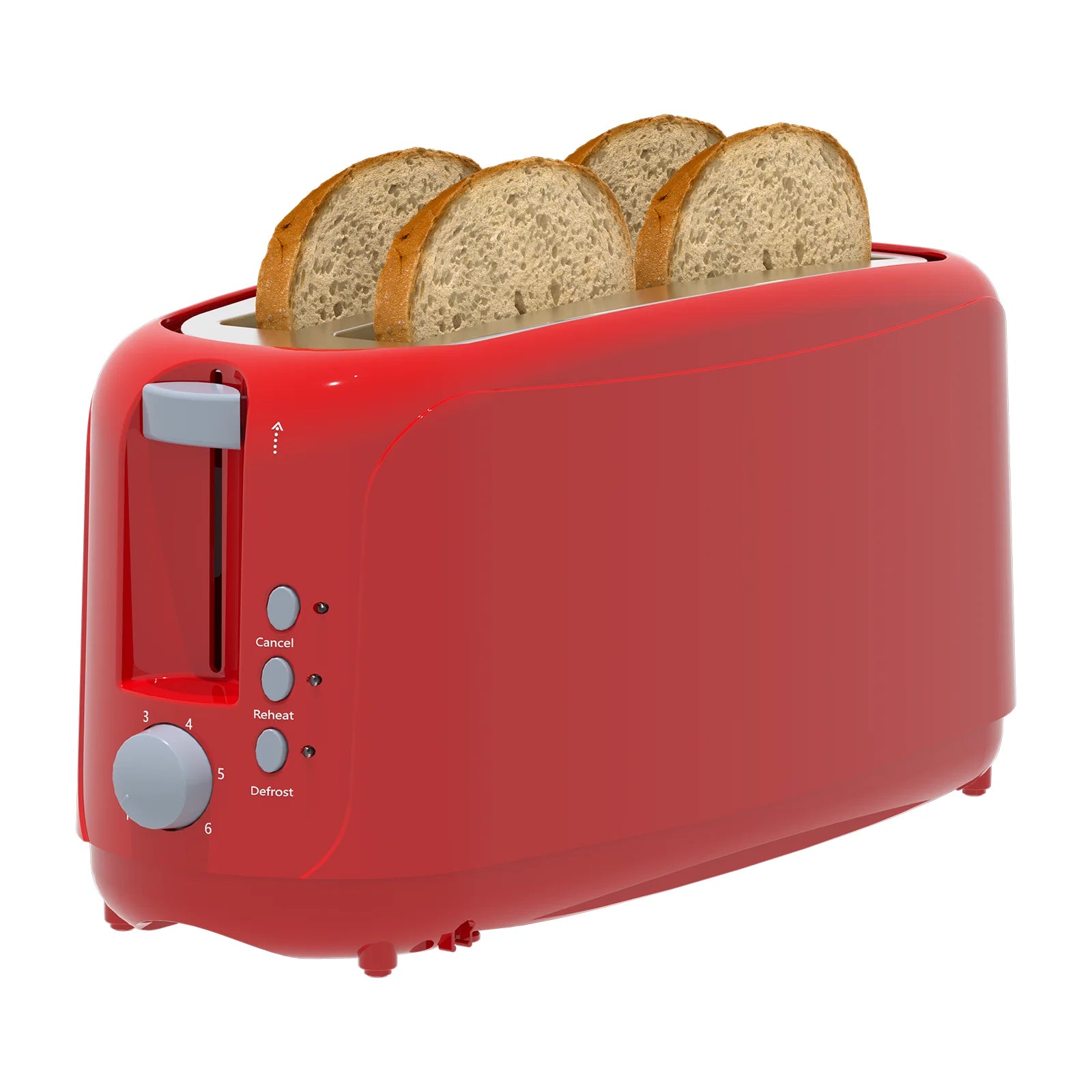 4 Slice Extra Long Slot Toaster