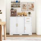 40" Sideboard Buffet Cabinet Modern Kitchen Storage