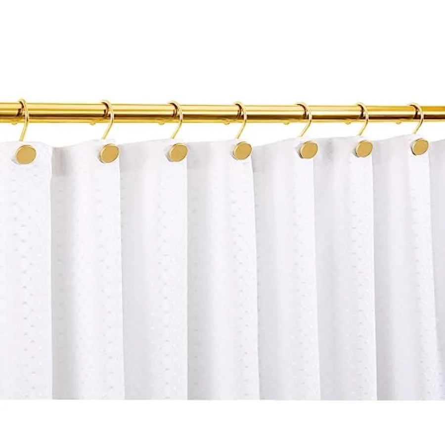 Shower Curtain Hooks, Rustproof Shower Curtain Rings for Bathroom,