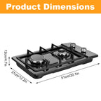Propane Stove Indoor, Powerful Built-in Burners, Portable