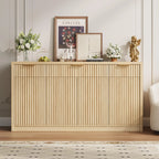 55 Inch Fluted Buffet Sideboard Cabinet