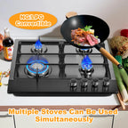 Propane Stove Indoor, Powerful Built-in Burners, Portable