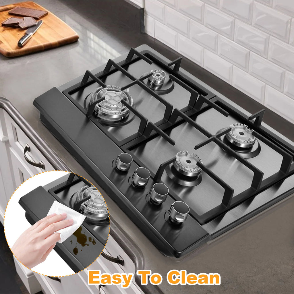 Propane Stove Indoor, Powerful Built-in Burners, Portable