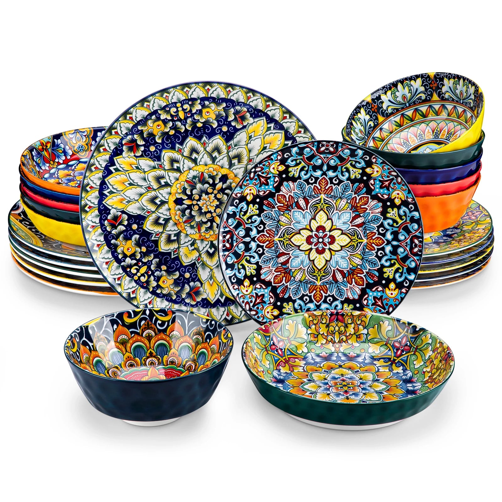 24 PCS Ceramic Dinnerware Set