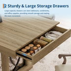 71 Inch Dining Table For 6-8