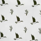 Mallard Duck Jacquard Knit Baby Blanket